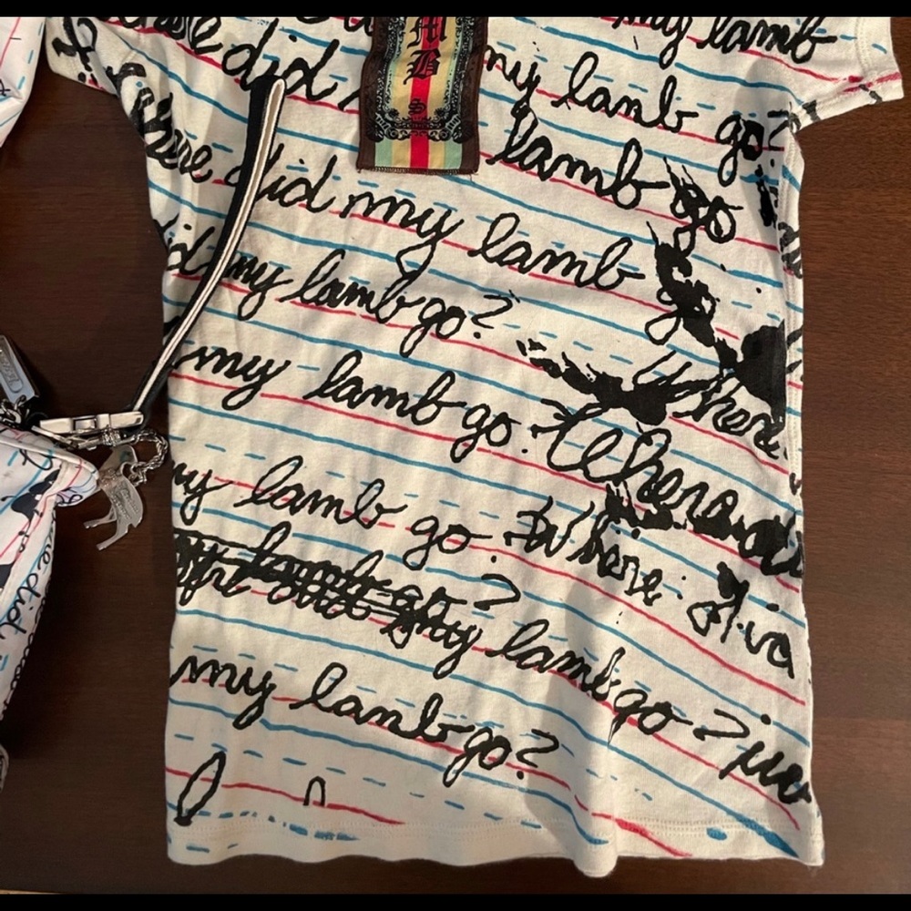 LAMB *read background story*  penmanship T-shirt+